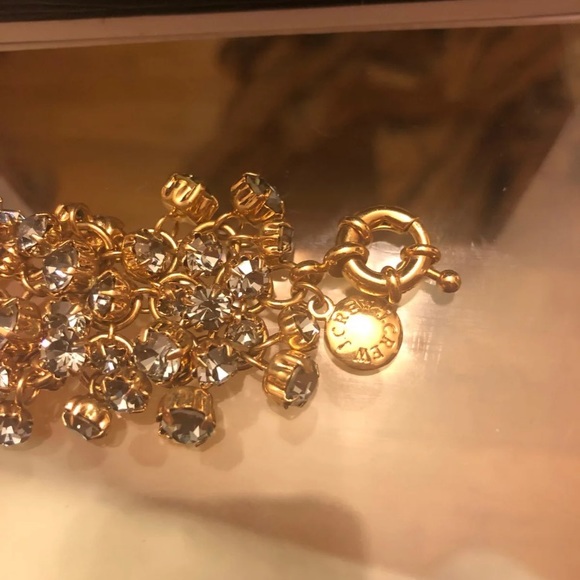 Jcrew blue rhinestone bracelet - Picture 2 of 4